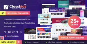 Classiads Classified Ads Theme