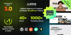 Axtra Digital Agency Creative Portfolio Theme