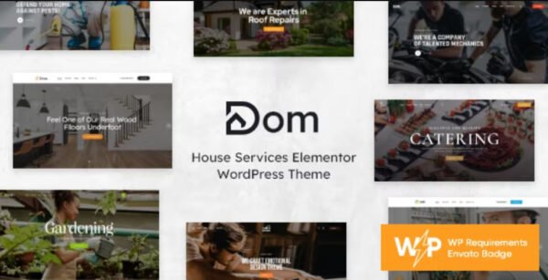 Dom House Services Elementor Wordpress Theme