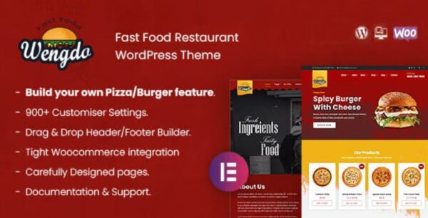 Wengdo Fastfood Wordpress Theme